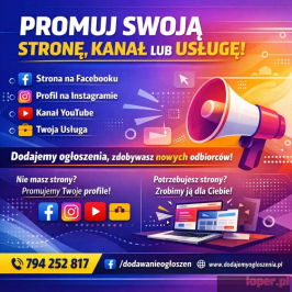 Dodawanie ogłoszeń - więcej klientów, fanów i odwiedzin