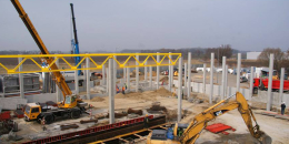 Montaż konstrukcji stalowej - realizacja