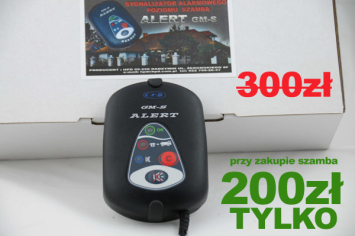 Sygnalizator alarmowego poziomu szamba cieczy